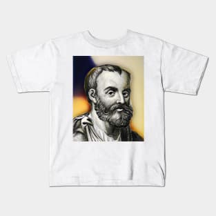 Galen yellow Portrait | Galen Artwork 11 Kids T-Shirt